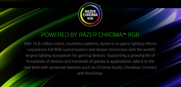 Razer Goliathus Chroma RGB Soft Gaming Mouse Mat - Black