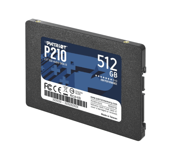 PATRIOT MEMORY P210 SSD 512GB SATA 3 Internal Solid State Drive 2.5 (P210S512G25)